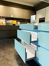 Schubkästen beleuchtet