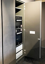 Einbaugeräte verschwinden hinter Fronten